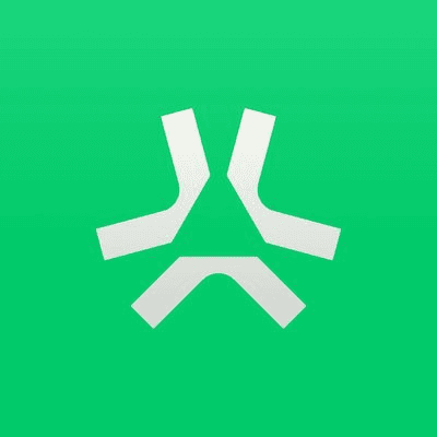 Abstract airdrop logo - abstract token drop