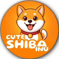 Cute Shiba Inu airdrop logo - BNB Chain crypto token